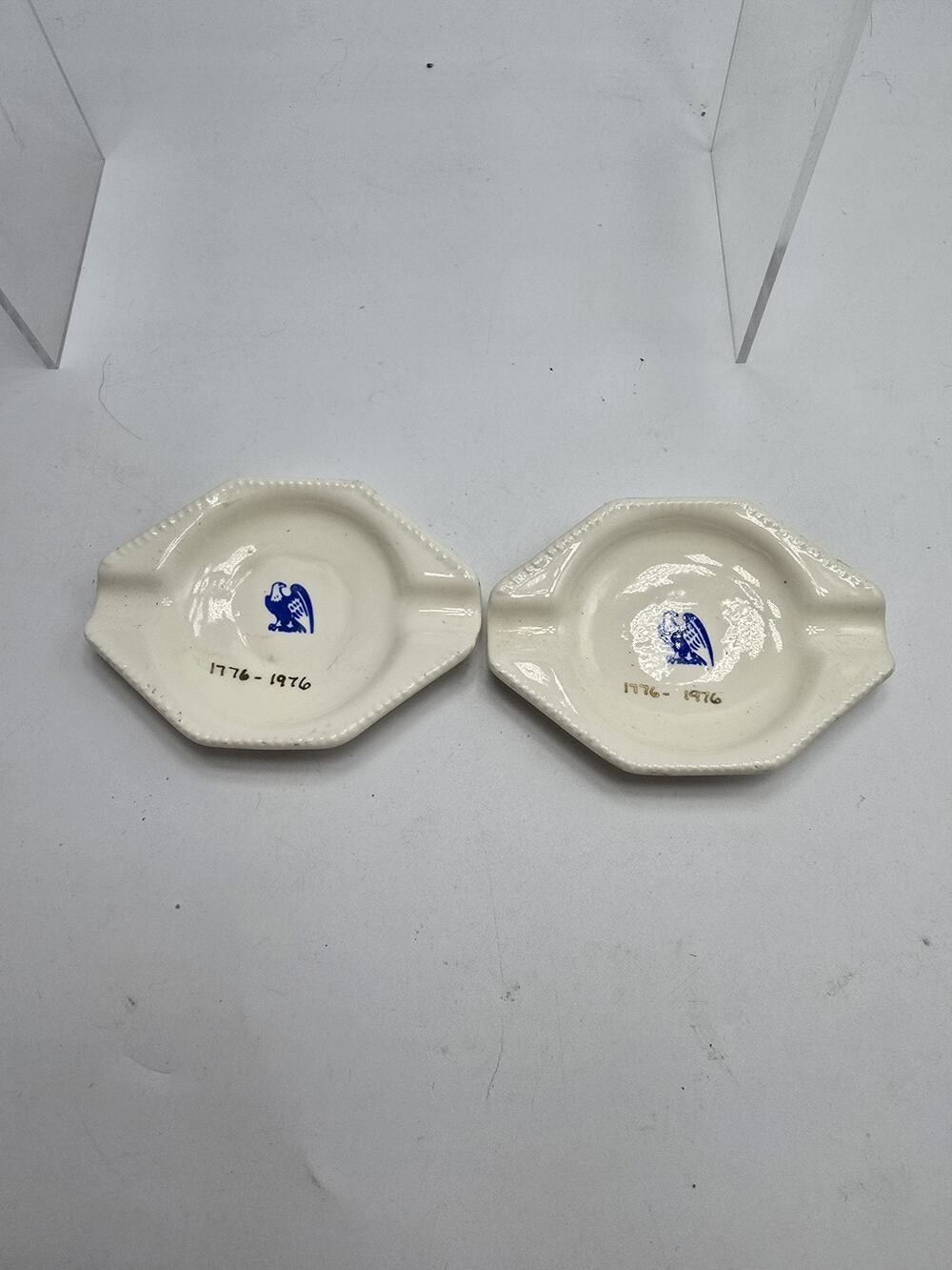 1776- 1976 Bicentennial Anniversary Liberty Bell Collector Ash Trays Vintage 2